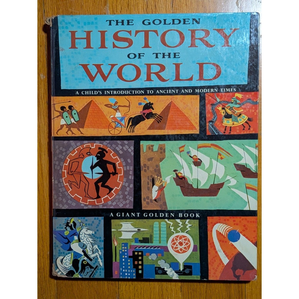 The Golden History of the World | 1955 First Edition | Giant Golden Book |...